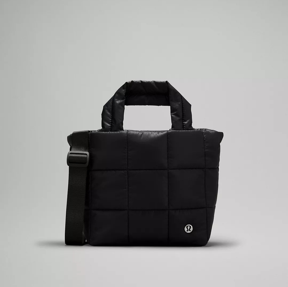 Lululemon Quilted Grid Tote Bag Mini 5L - EUC